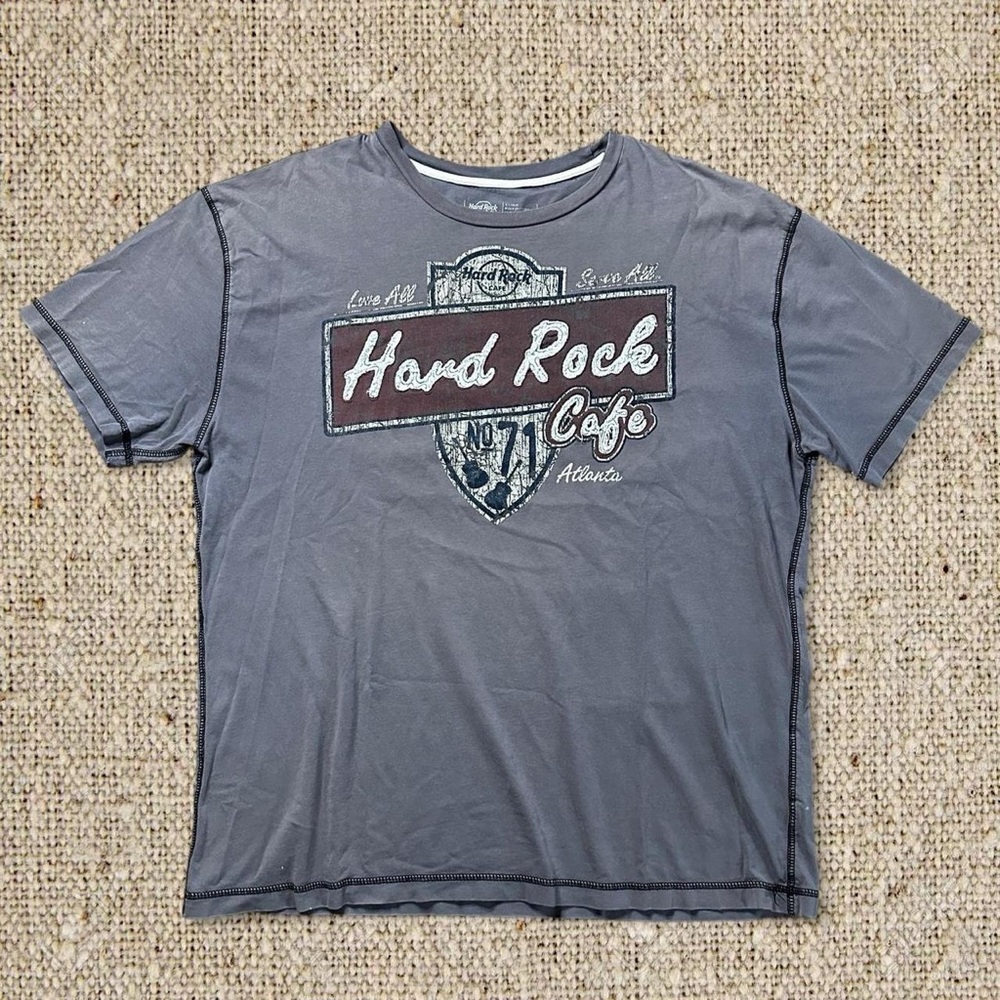 Y2K Hard Rock Cafe Atlanta Embroidered Tee